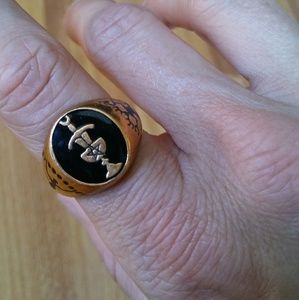 Pagan Priestess copper ring